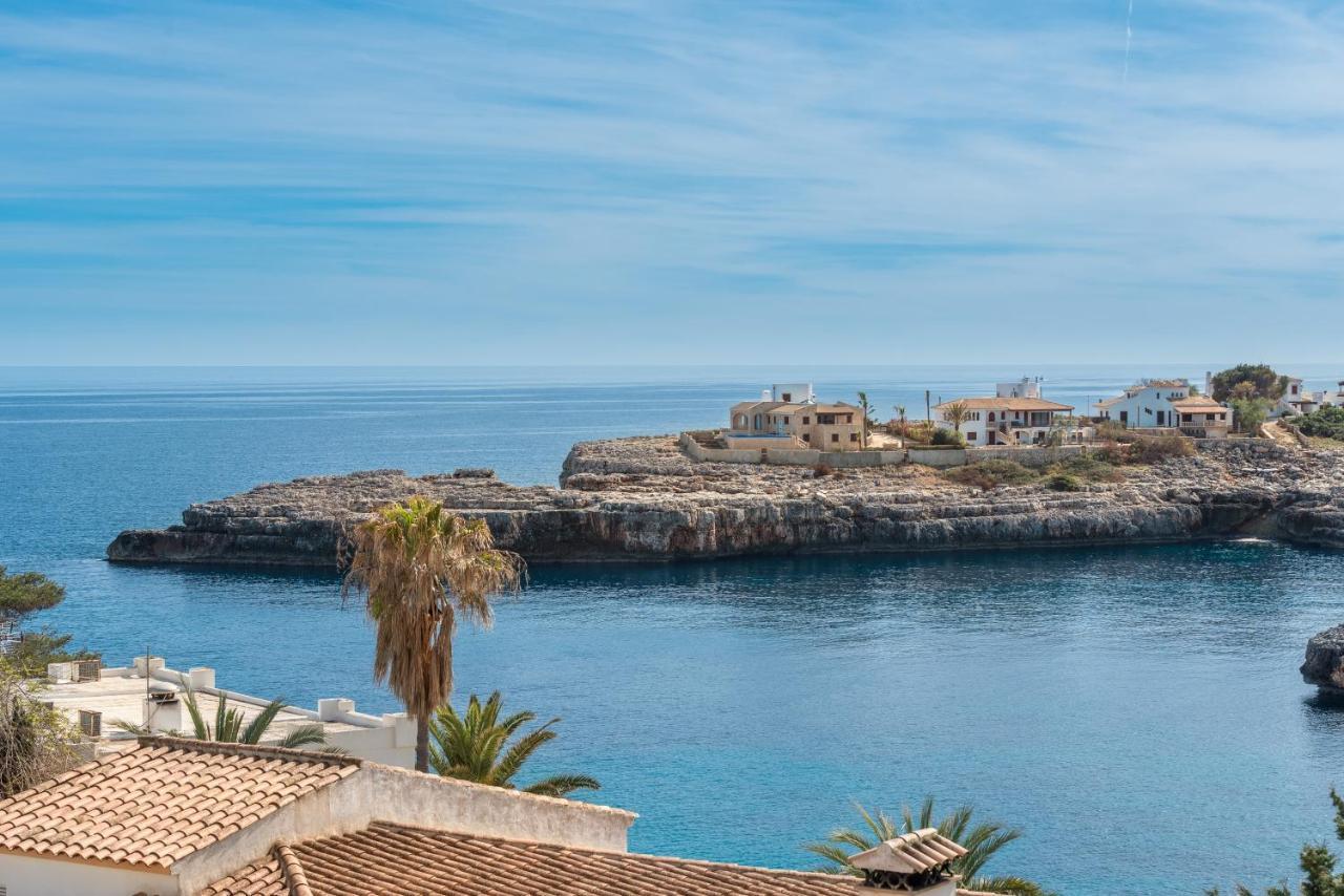 New! Apartment Harmonia, Front Sea View, Cala Marsal Beach 300M Portocolom  Exterior foto